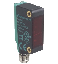 Pepperl&plus;Fuchs Photoelectric Sensor; Polar Retro; Rectangular; 7m Range; 10-30VDC; PNP; Light Operate; M8 QD